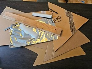 Giant arcade-style backlit arrow project